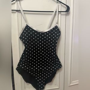 American Apparel polka dot body suit